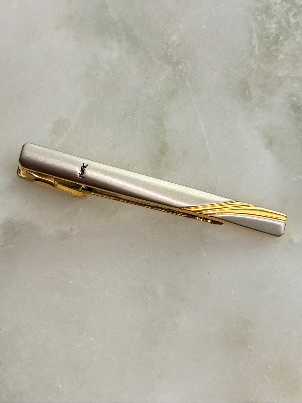 Vintage YSL Tie Clip